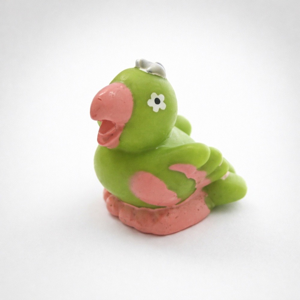 Strawberry Shortcake Parfait Parrot Toy Figure Pet for Lime Chiffon Doll Vintage